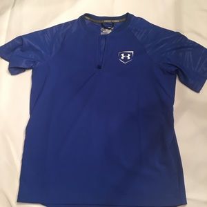 Boys Under Armour short-sleeved baseball jacket